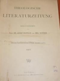 Theologische Literaturzeitung  1907-08