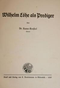 Wilhelm Löhe als Prediger