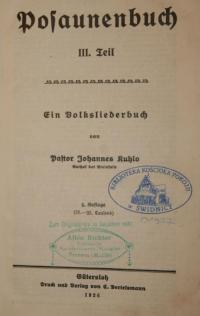 Posaunenbuch, T. III
