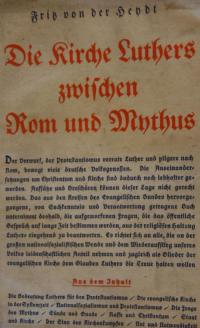 Die Kirche Luthers zwischen Rom und Mythus
