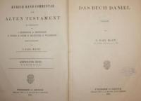 Kurzer Hand-Commentar zum Alten testament. Abt. XVIII