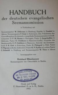 Handbuch der deutschen evangelischen Seemannsmission