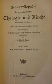 Realencyklopädie für protestantische Theologie und Kirche Bd. 2