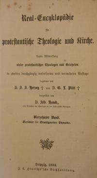 Realencyklopädie für protestantische Theologie und Kirche Bd. 14