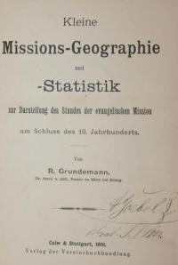 Mission-Geographie-Statistik