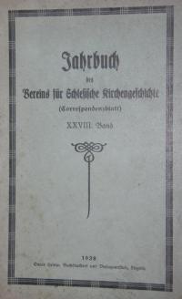 Jahrbuch des Vereins für Schlesische Kirchengeschichte Bd. XXVIII