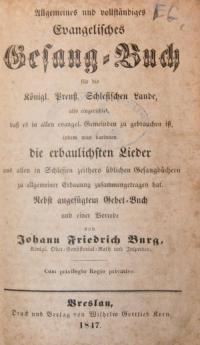 Allgemeines und vollständiges Evangelisches Gesang-Buch