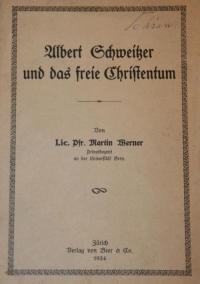 Albert Schweitzer und das freie Christentum