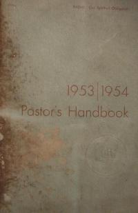 1953/1954 Pasor’s Handbook