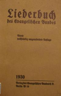 Liederbuch des Evangelischen Bundes.