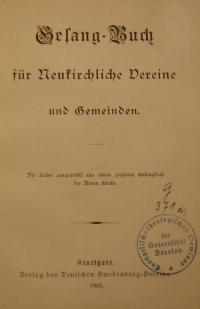Gresangt- Buch für Neukirchliche Verein und Gemeinden.