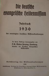 Die deutsche evangelische Heidenmission