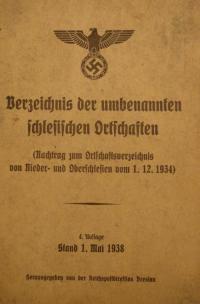 Verzeichnis der umbenannten schlesischen Ortschaften