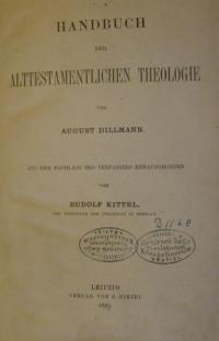 Handbuch der Alttestamentlichen Theologie