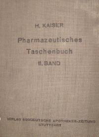 Pharmazeutisches Taschenbuch. Bd. II