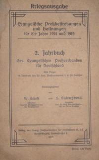 2. Jahrbuch des Evangelischen Preßverbandes für Deutschland