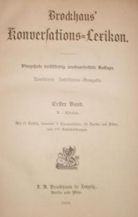 Brockhaus konverations-Lexikon Bd. 1