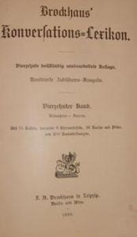 Brockhaus konverations-Lexikon Bd. 14