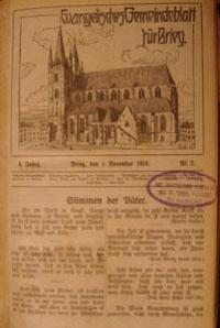 Evangelisches Gemeindeblatt für Brieg
