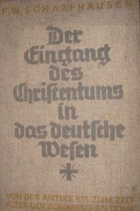 Der Eingang des Christentums in das deutsche Wesen