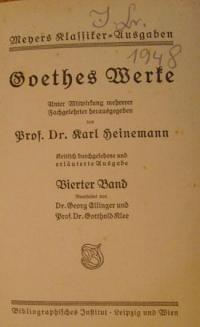 Giethes Werke Bd. 4