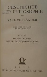 Geschichte der Philosophie Bd. III