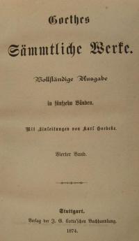 Goethes Sämmtliche Werke Bd. 4