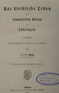 Evangelische Kirchenkunde Th. 5