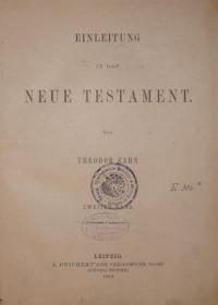 Einleitung in das Neue Testament Bd. II