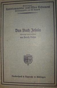 Göttinger Handkommentar zum Alten Testament Abt. III Bd. 1