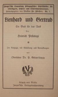 Lienhard und Gertrud