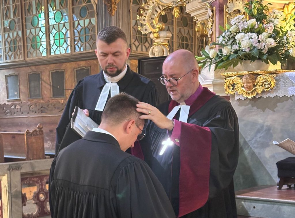 Podziękowanie dla bp. Pytla, przywitanie ks. Melera